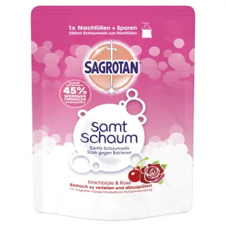 Sagrotan Samt-Schaum Nachfüller Kirschblüte & Rose